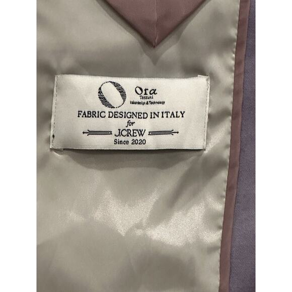 J.Crew Womens $278 Alexandra Blazer Velvet Hazy Lilac Size 12 CF274 NWT - Picture 8 of 10